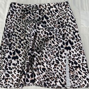 Princess Polly leopard skirt